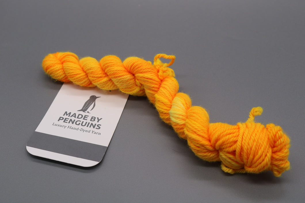 Outrageous Orange- 20g Mini DK 45m/20g 85% Extra-Fine Merino & 15% Nylon