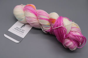 Cupcake Sprinkles (PINK) Merino Nylon 4PLY -100g/400m 85% Extra-Fine Merino & 15% Nylon