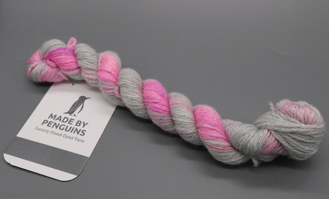 Kiss (Super Sparkle) - 20g Mini 4PLY 45m/20g Extra-Fine Merino, Nylon & Super Sparkle
