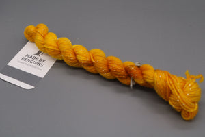 Golden  (Super Sparkle) - 20g Mini 4PLY 45m/20g Extra-Fine Merino, Nylon & Super Sparkle
