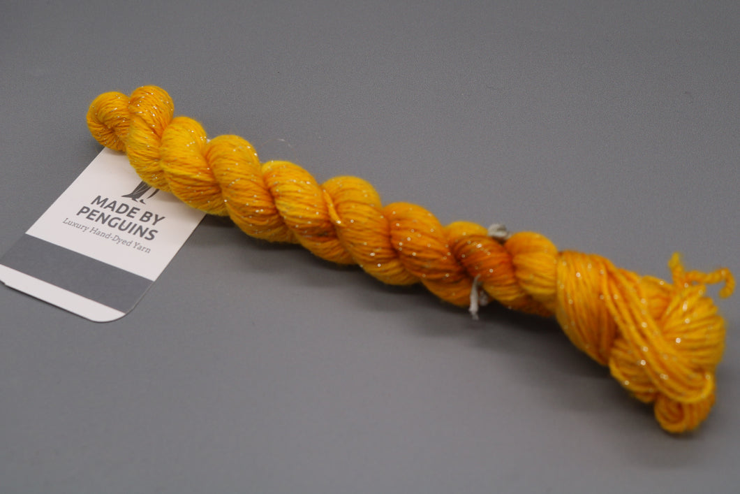 Golden  (Super Sparkle) - 20g Mini 4PLY 45m/20g Extra-Fine Merino, Nylon & Super Sparkle