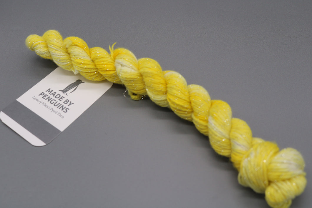 Yellow (Super Sparkle) - 20g Mini 4PLY 45m/20g Extra-Fine Merino, Nylon & Super Sparkle