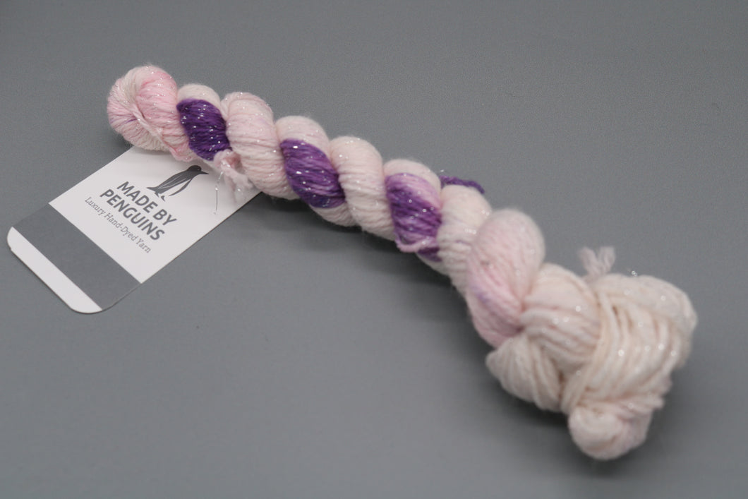 Lilac Twist  (Super Sparkle) - 20g Mini 4PLY 45m/20g Extra-Fine Merino, Nylon & Super Sparkle