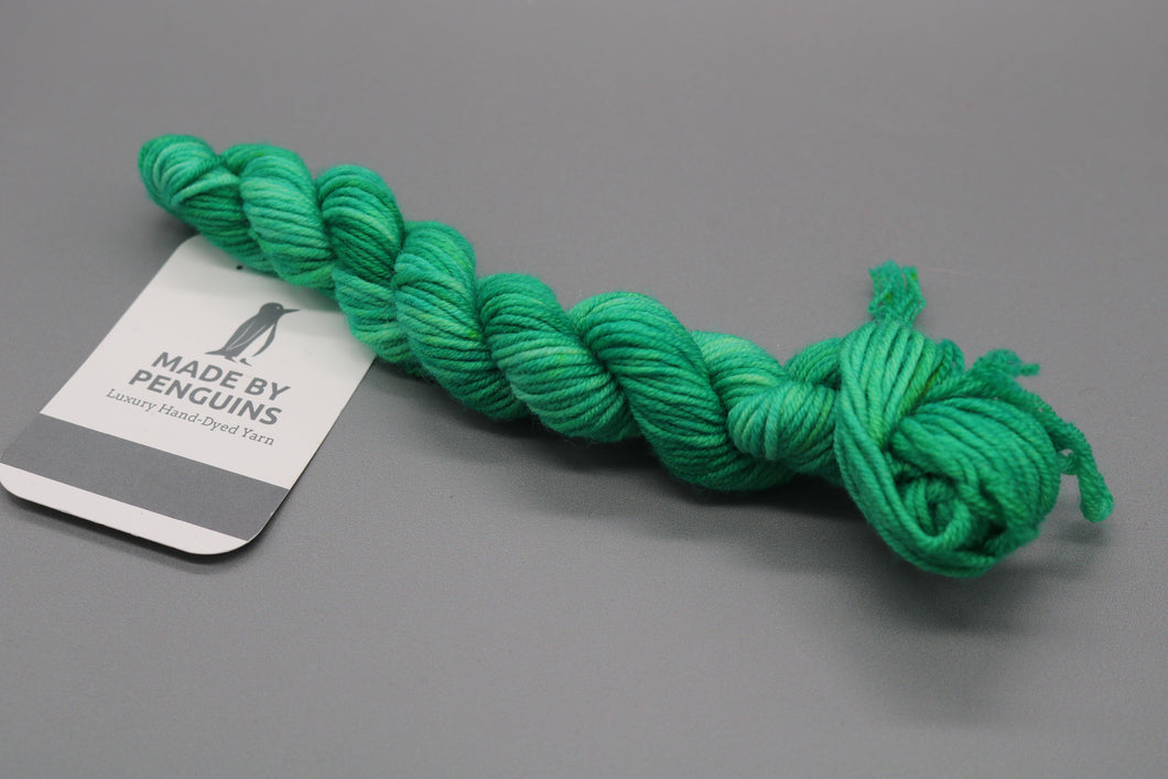 Green OOAK (34/B) - 20g Mini DK 100% Extra-Fine Merino