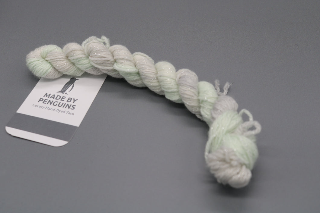Mint Ice (44) (Super Sparkle) - 20g Mini 4PLY 45m/20g Extra-Fine Merino, Nylon & Super Sparkle