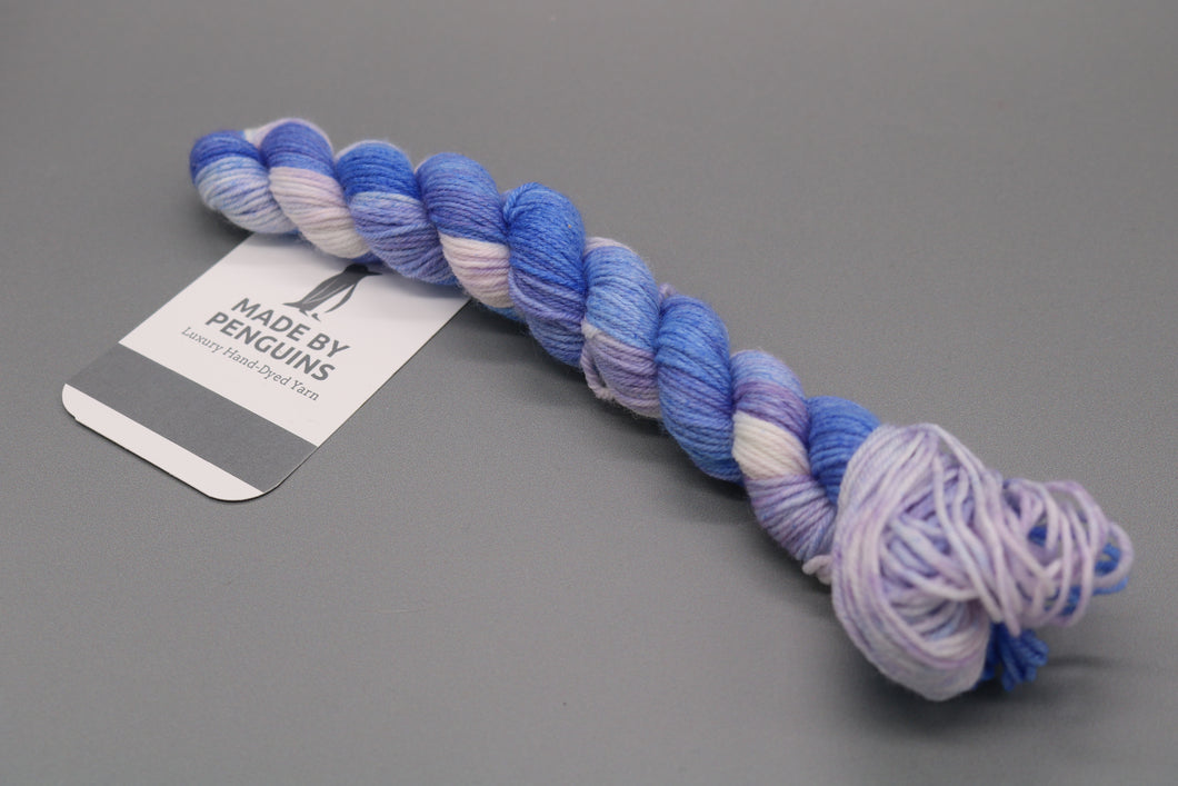 Blue OOAK (55-55)  - 20g Mini 4PLY 45m/20g 85% Extra-Fine Merino & 15% Nylon