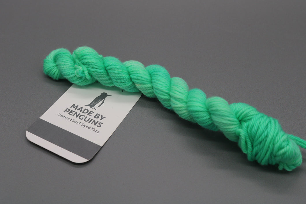 Electric Mint - 20g Mini DK 45m/20g 85% Extra-Fine Merino & 15% Nylon