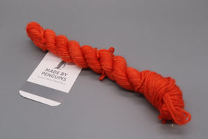 Orange (Subtle Sparkle) - 20g Mini 4PLY 45m/20g Extra-Fine Merino, Nylon & Sparkle