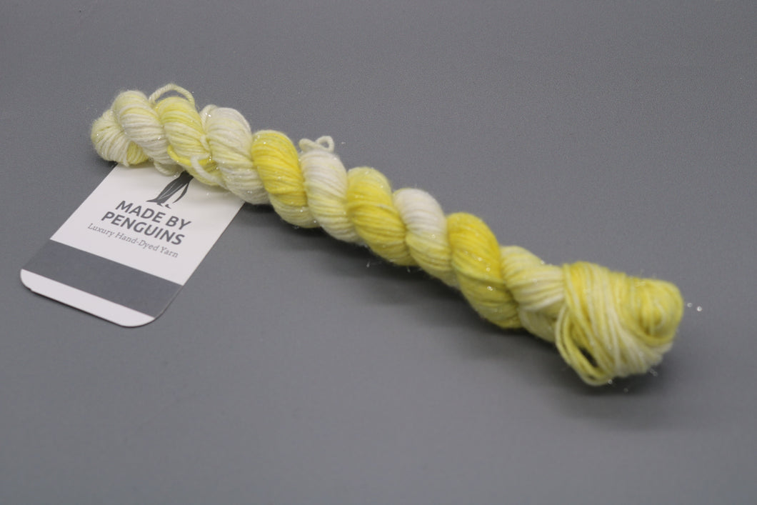 Lemon Merringue (Subtle Sparkle) - 20g Mini 4PLY 45m/20g Extra-Fine Merino, Nylon & Sparkle