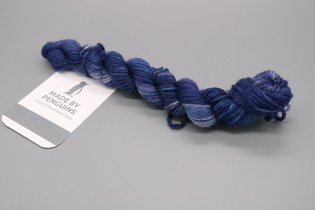Blue OOAK (55-60)  - 20g Mini 4PLY 45m/20g 85% Extra-Fine Merino & 15% Nylon