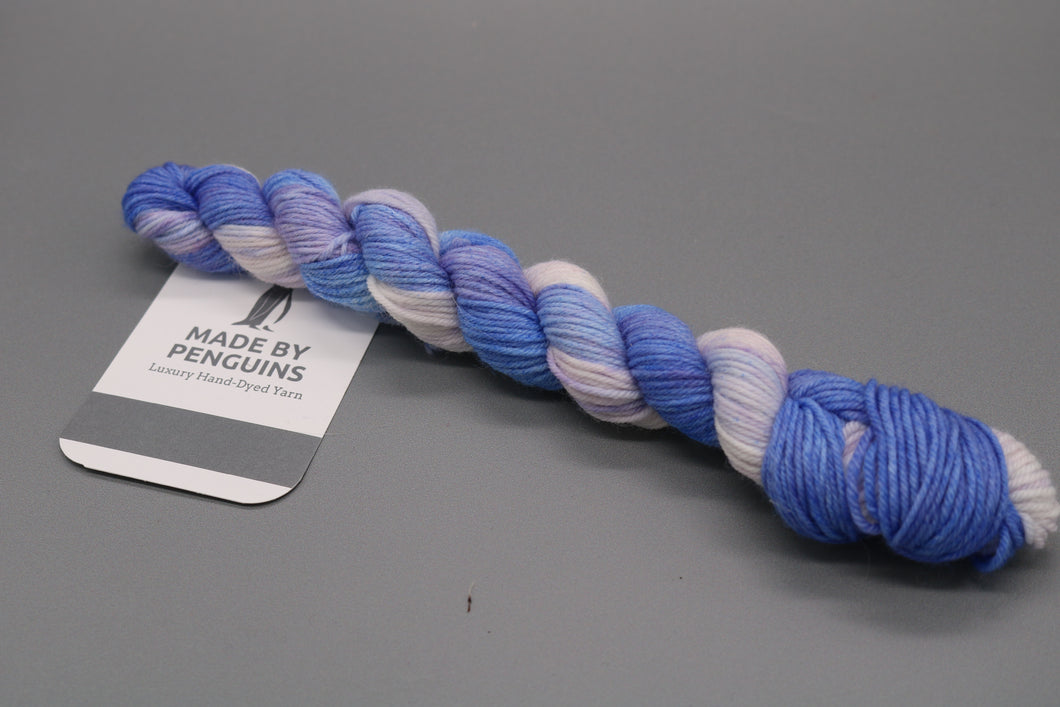 Blue OOAK (56-65)  - 20g Mini 4PLY 45m/20g 85% Extra-Fine Merino & 15% Nylon