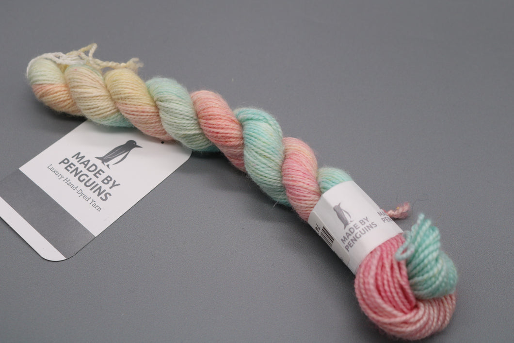 Candy Crush (Subtle Sparkle) - 20g Mini 4PLY 45m/20g Extra-Fine Merino, Nylon & Sparkle