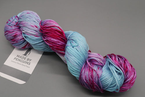 Purple & Light Blue -100g/200m DK: 100% Luxury PIMA Cotton