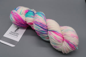 Unicorn Splat (LOT-A) Merino Nylon 4PLY -100g/400m 85% Extra-Fine Merino & 15% Nylon