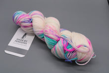 Load image into Gallery viewer, Unicorn Splat (LOT-B) Merino Nylon 4PLY -100g/400m 85% Extra-Fine Merino &amp; 15% Nylon