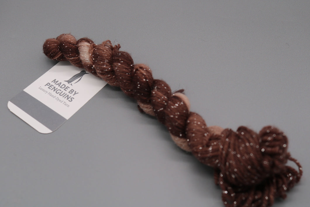 Neutral OOAK 13 (Super Sparkle) - 20g Mini 4PLY 45m/20g Extra-Fine Merino, Nylon & Super Sparkle