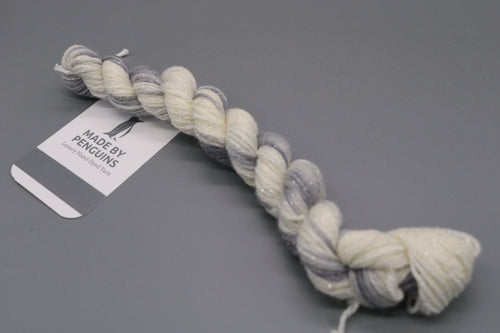 Neutral OOAK 14 (Super Sparkle) - 20g Mini 4PLY 45m/20g Extra-Fine Merino, Nylon & Super Sparkle