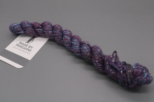 Purple OOAK 018 (Super Sparkle) - 20g Mini 4PLY 45m/20g Extra-Fine Merino, Nylon & Super Sparkle