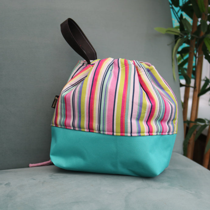 Stripes Drawstring Bag (Rainbow)