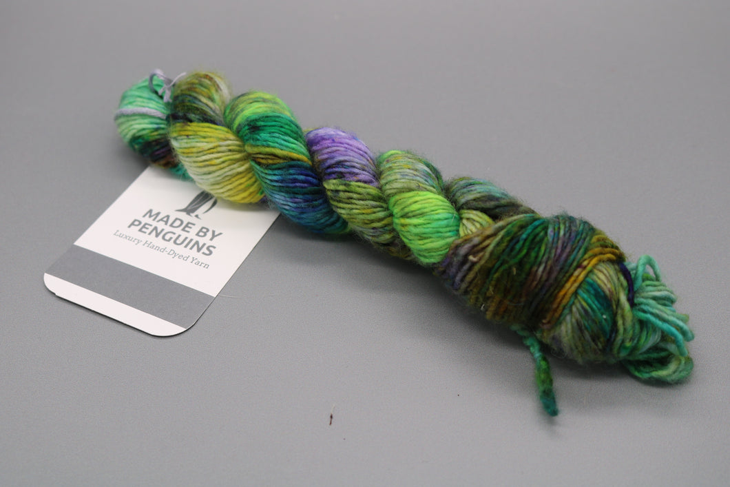 Green OOAK (57-002)  - 20g Mini 4PLY 45m/20g 85% Extra-Fine Merino & 15% Nylon