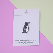 Load image into Gallery viewer, Grey/Original Penguin Pin (Brian)