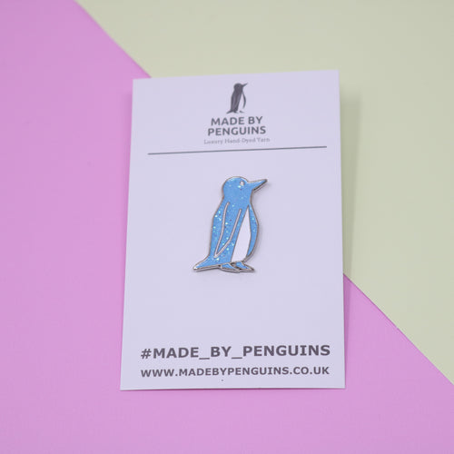 Blue/Glitter Penguin Pin (Jesse)