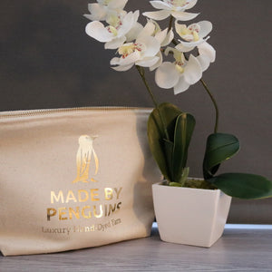 The Project Bag - Cream with Gold Print