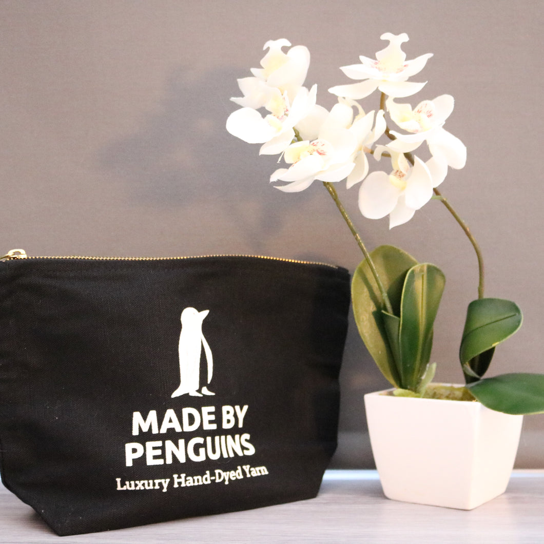 The Project Bag - Black with White Print