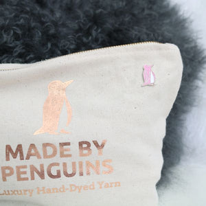 Pink/Glitter Penguin Pin (Sue)